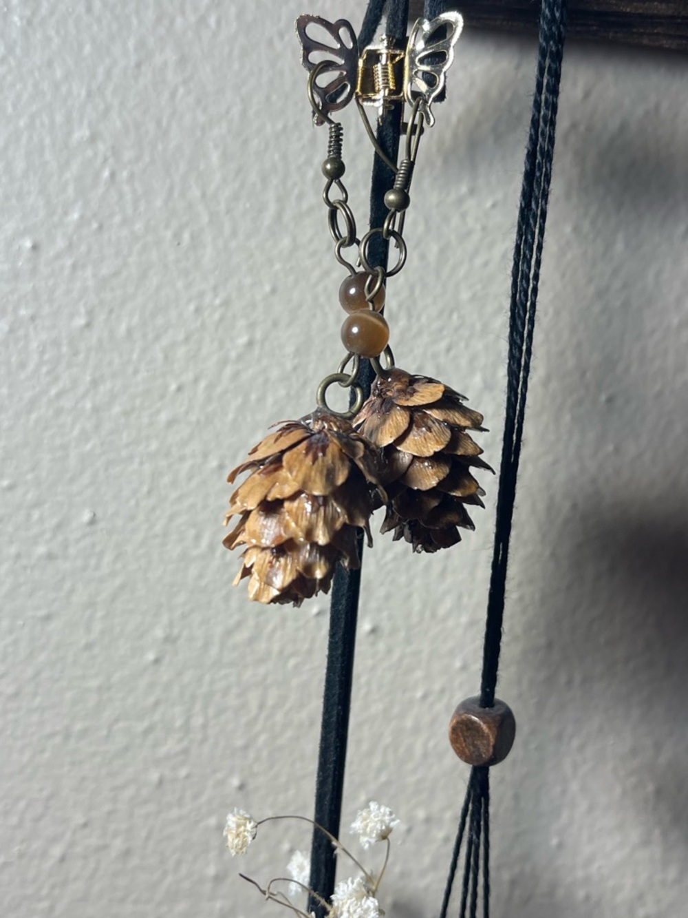 Fairy Pinecone Earrings